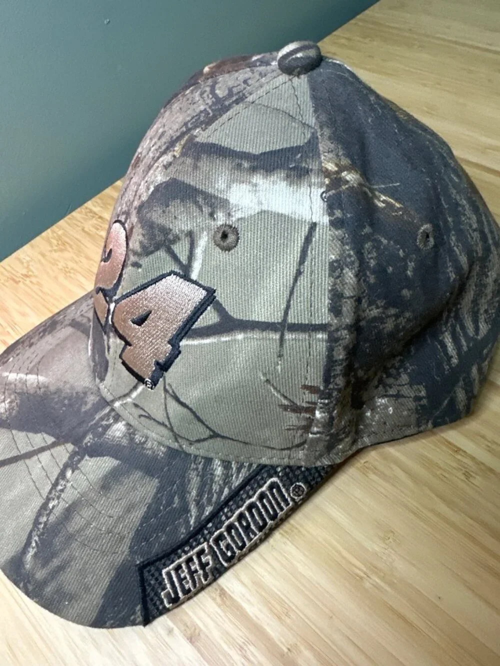 Jeff Gordon 24 Realtree Camo A-FLEX Stretch Fit Hat Hendrick Motorsports NASCAR